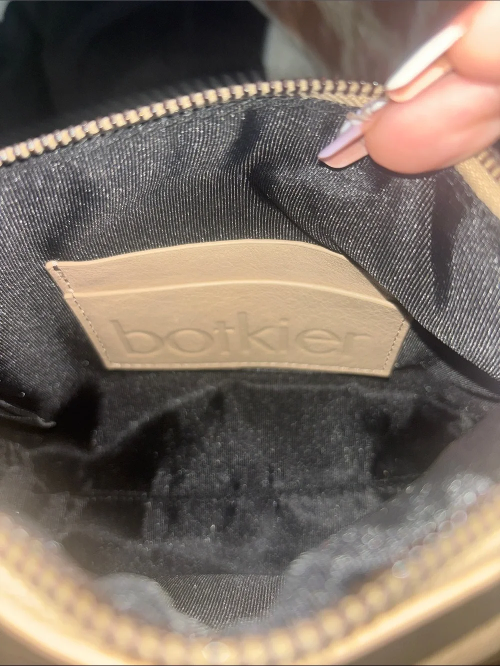Botkier Beige Leather Crossbody Bag - Classic Neutral Shoulder Purse